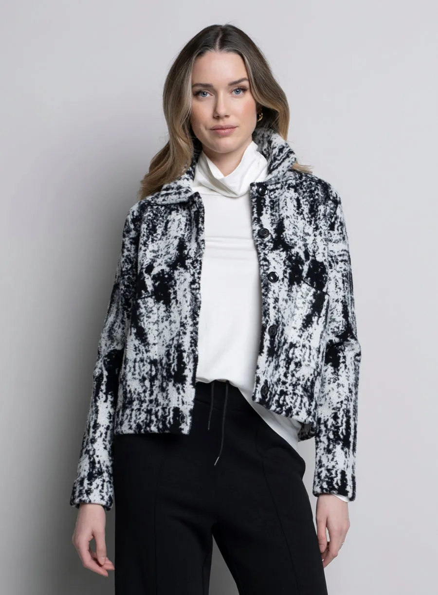 Abstract Print Shacket