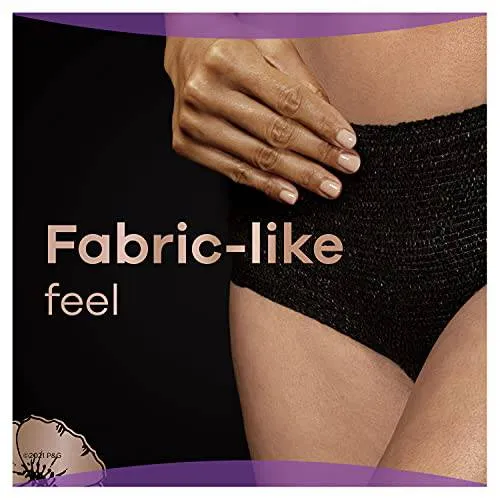 Always Discreet Boutique, Incontinence & Postpartum Underwear For Women, Maximum Protection, Small/Medium, 12 Count