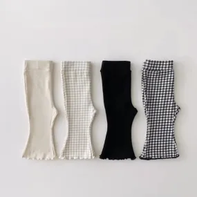 Baby Toddler Plaid Flared Pants