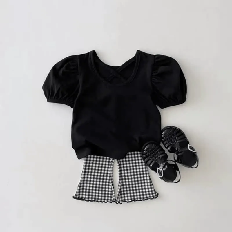Baby Toddler Plaid Flared Pants