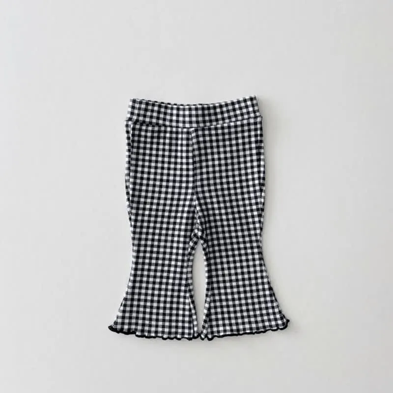 Baby Toddler Plaid Flared Pants