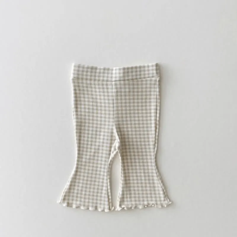 Baby Toddler Plaid Flared Pants