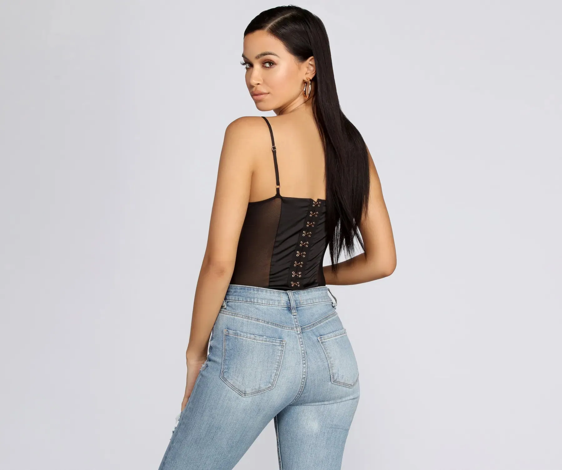 Bad Gal Satin Bodysuit