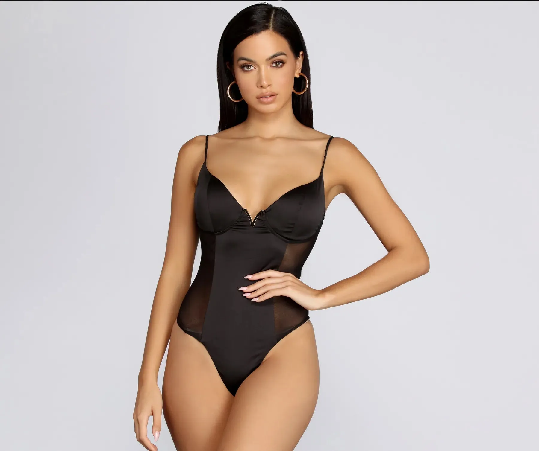 Bad Gal Satin Bodysuit