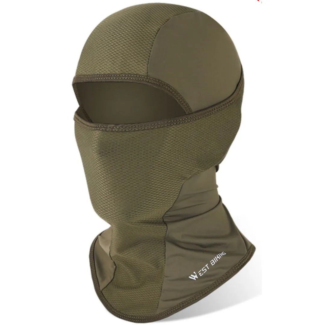 Balaclava de Ciclismo Anti-Suor Proteção UPF50  West Biking