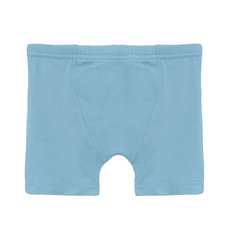 Bamboo Boxer Briefs (Set of 3) - Latte Morning on the Farm, Seaside Blue & Sunshine and Rainbows