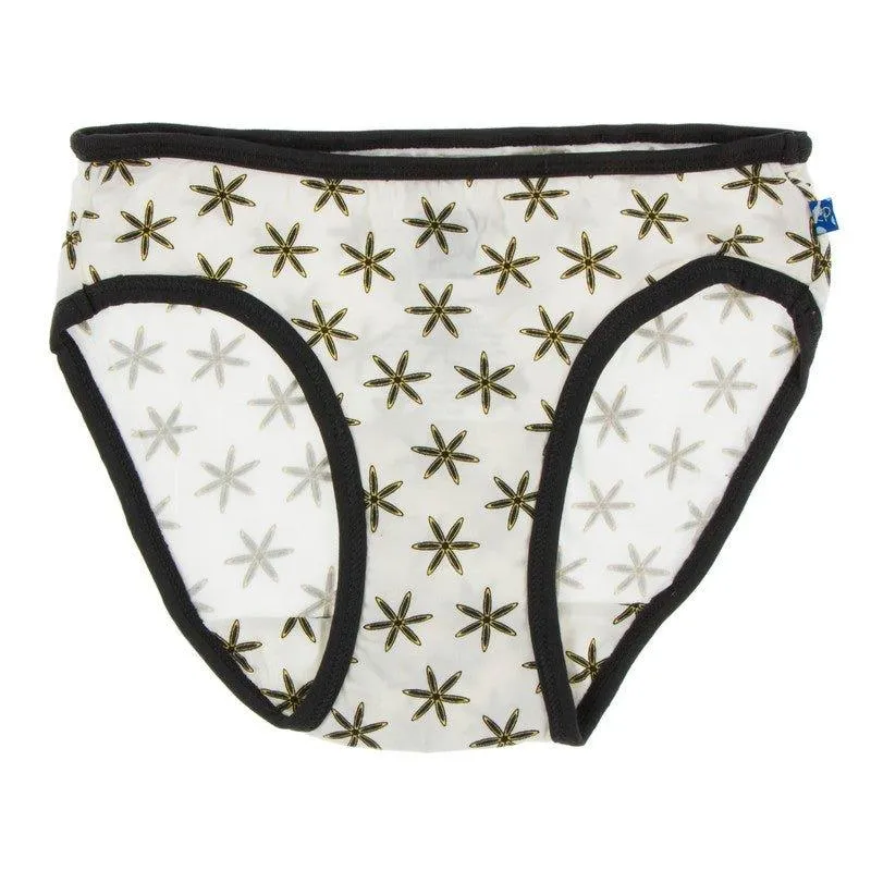 Bamboo Underwear - Natural Star Anise with Zebra