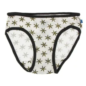 Bamboo Underwear - Natural Star Anise with Zebra