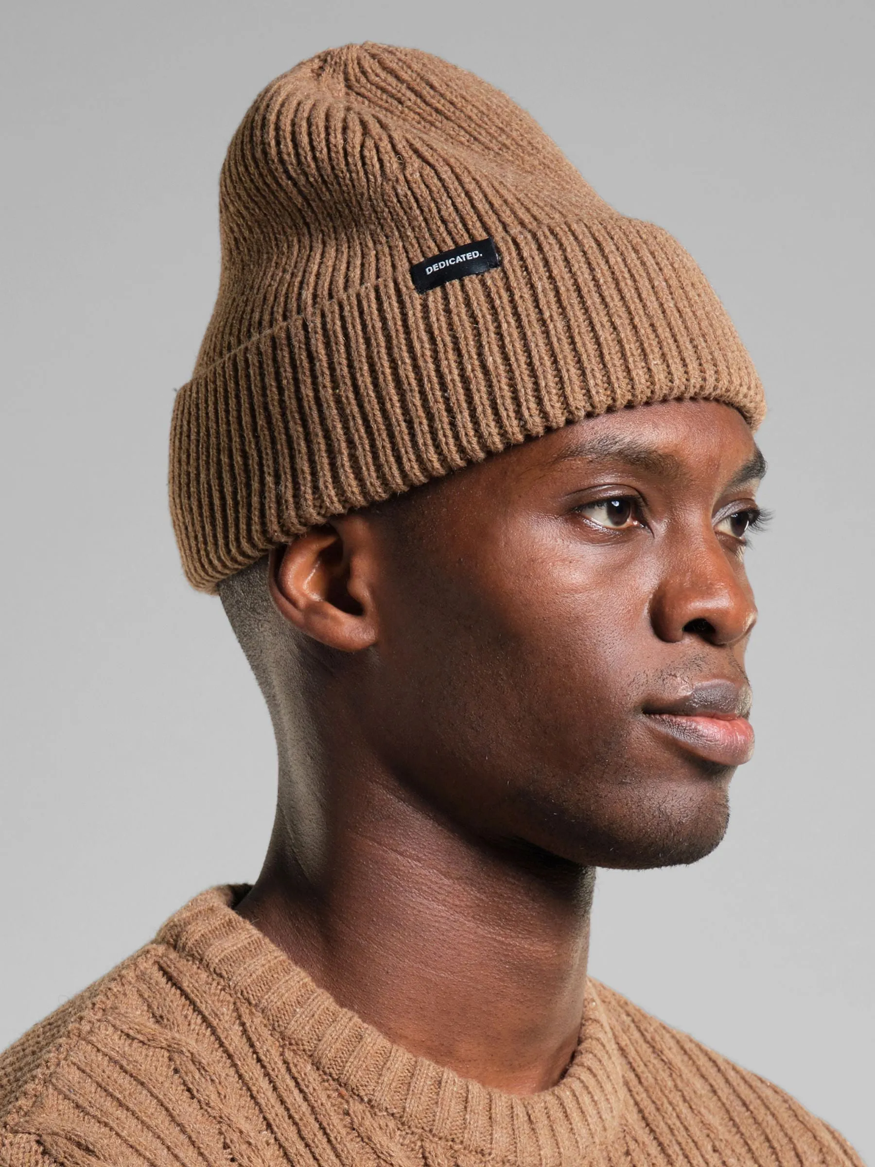 Beanie Hemavan Wool Caramel Brown | Dedicated