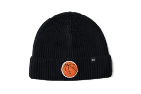 Black Terry Basketball Beanie