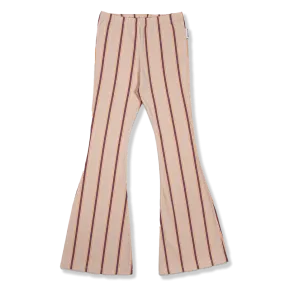 Bowie Flared Pants | Stripes AOP