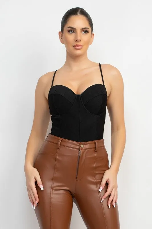Bustier Cami Bandage Bodysuit