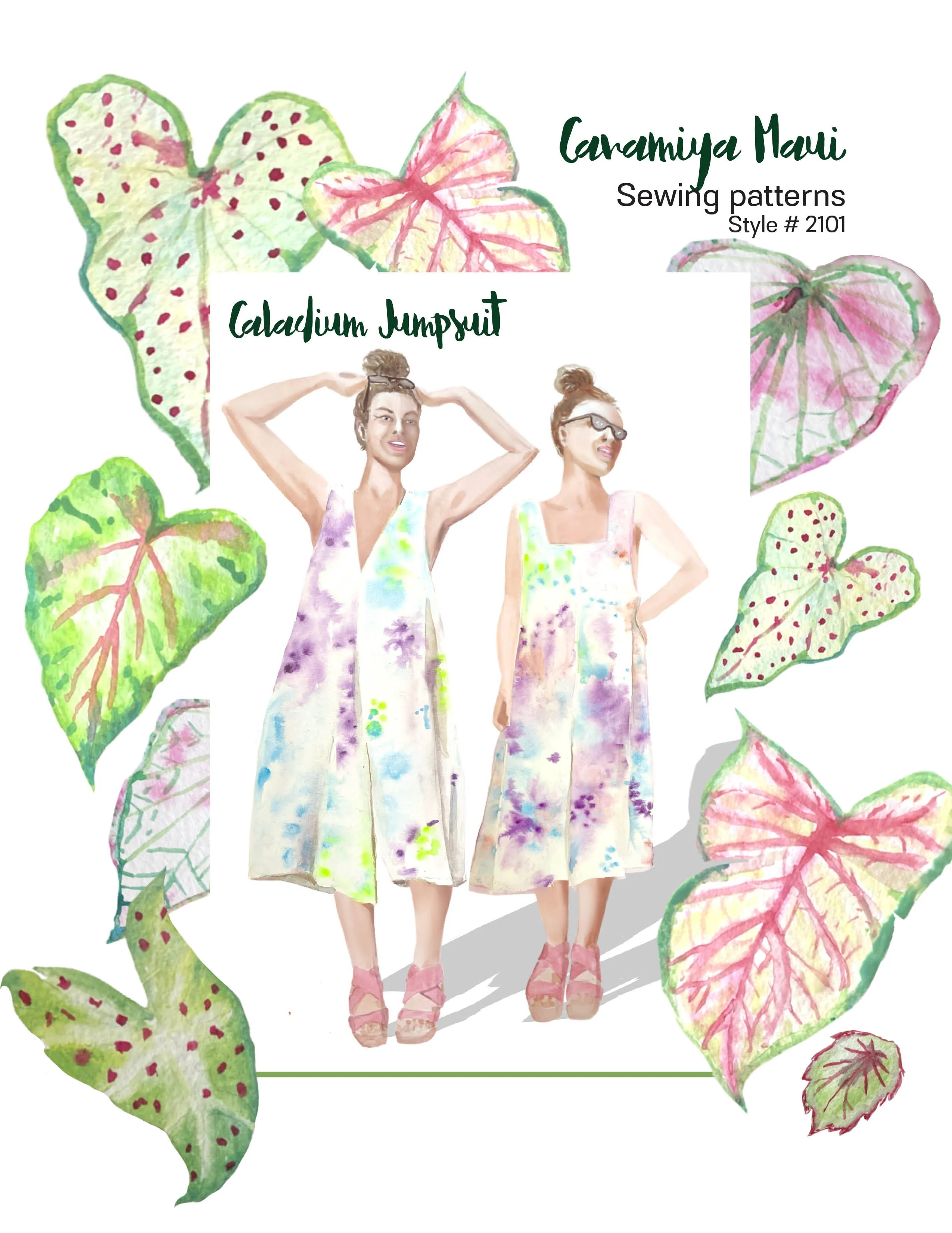 Caladium Jumpsuit pattern