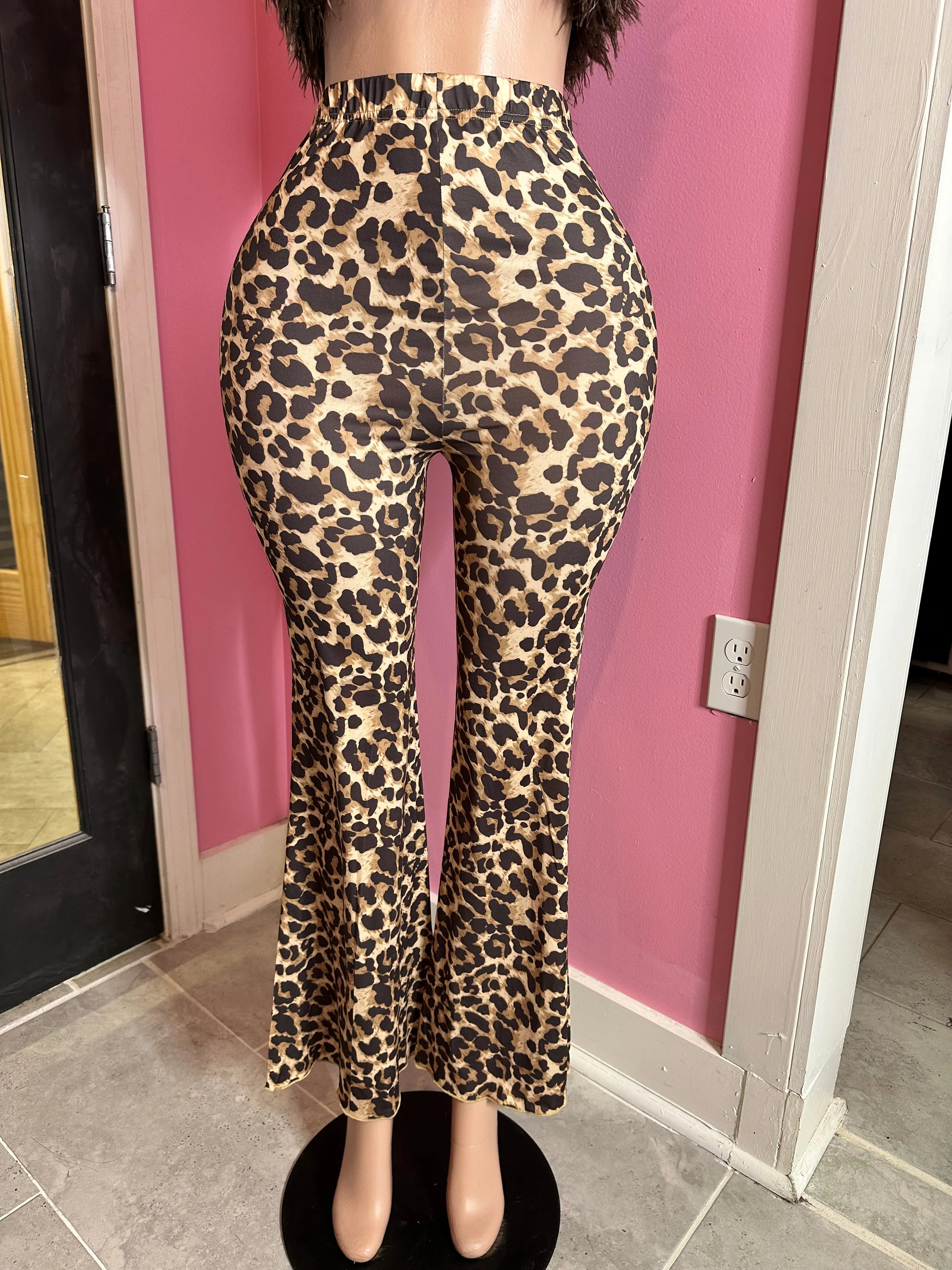 Catwalk Leopard Flare Pants