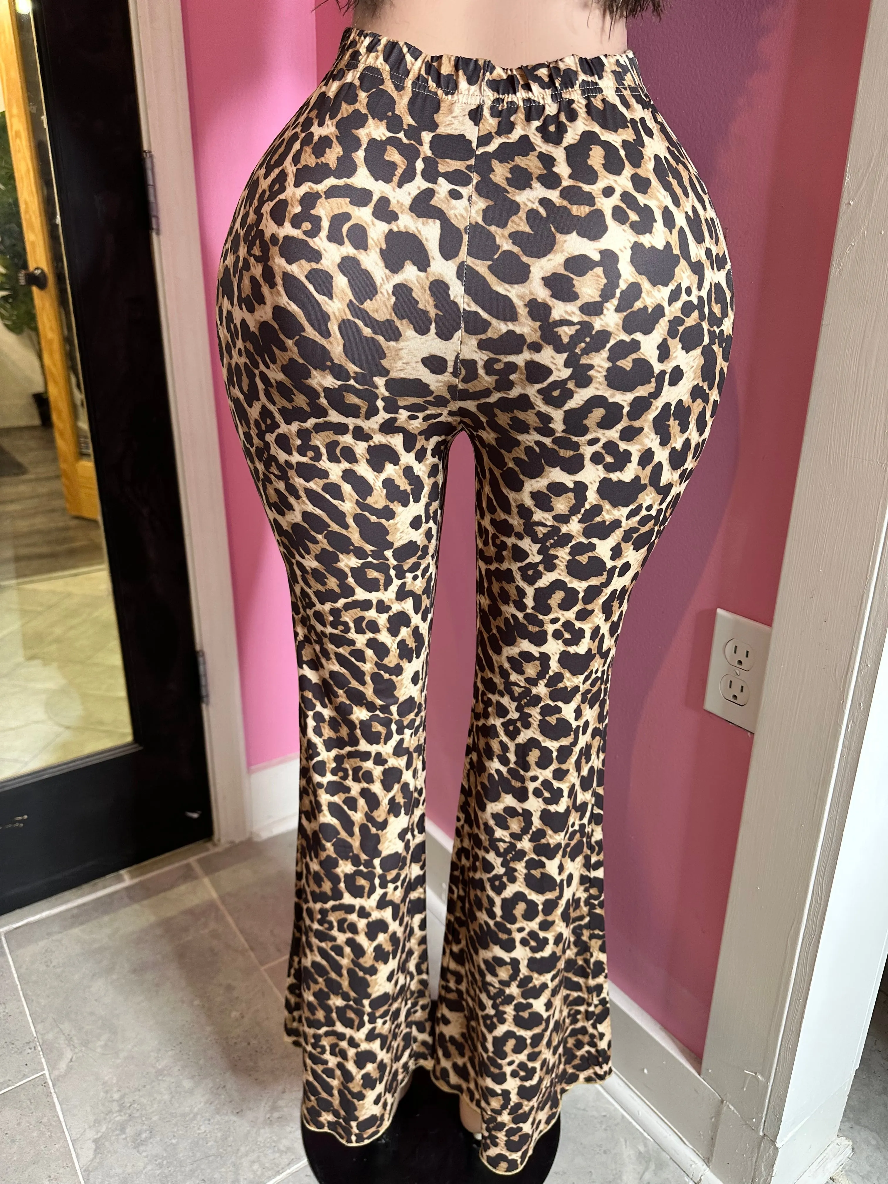 Catwalk Leopard Flare Pants