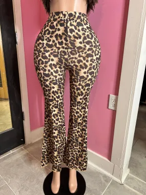 Catwalk Leopard Flare Pants