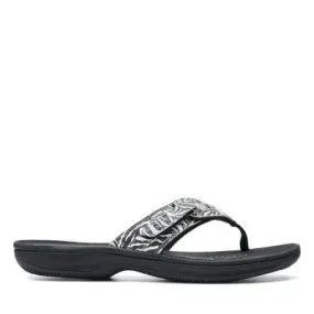Clarks Women's Brinkley Jazz Flips- Zebra Print