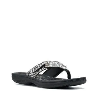 Clarks Women's Brinkley Jazz Flips- Zebra Print