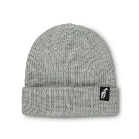 Crab Grab Claw Label Beanie - Heather Grey