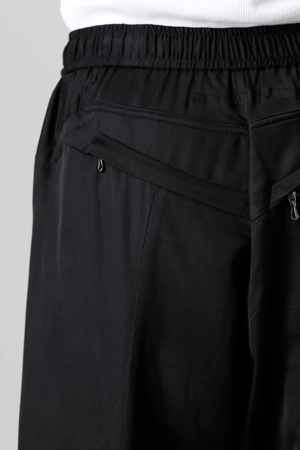 Cupro/Cotton/Linen Satin Flared Pants