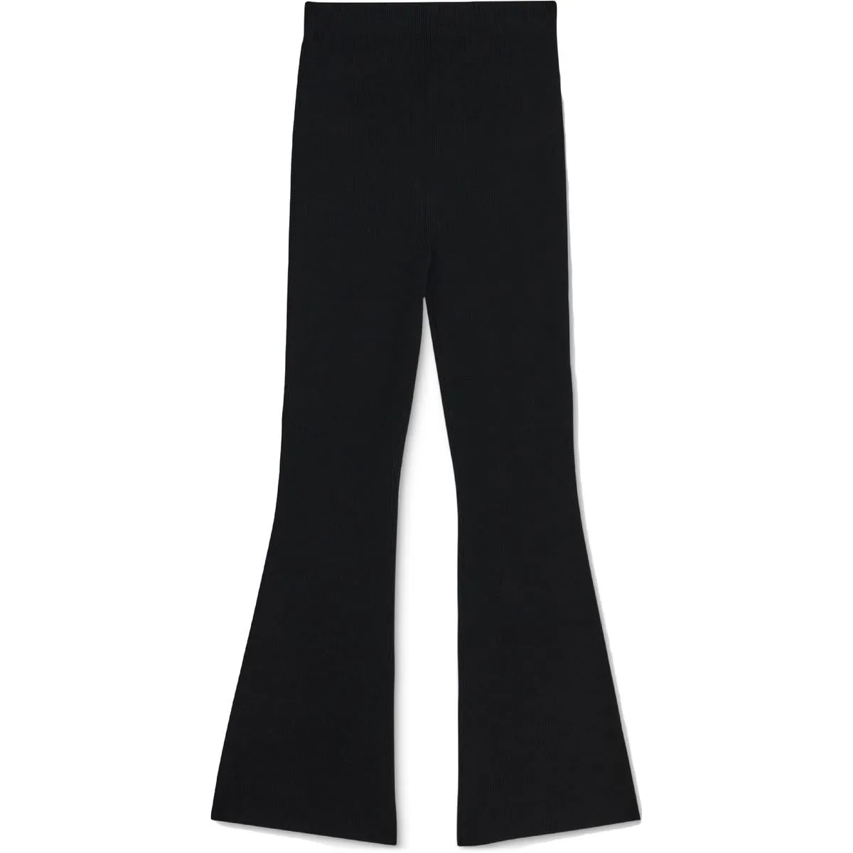 Danielle Bernstein Womens Ribbed Flared Pants