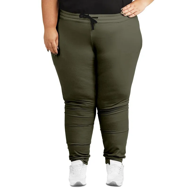Dark Yellow Joggers | Unisex | with PLUS sizes | Dark Pale Pastel Yellow | C0M0Y30K80