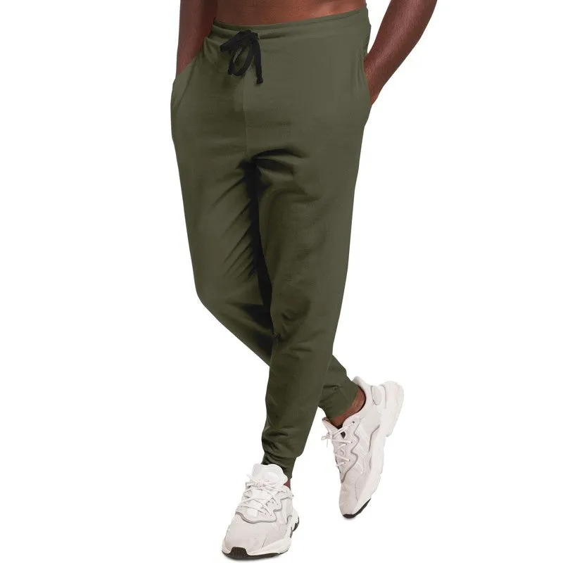 Dark Yellow Joggers | Unisex | with PLUS sizes | Dark Pale Pastel Yellow | C0M0Y30K80