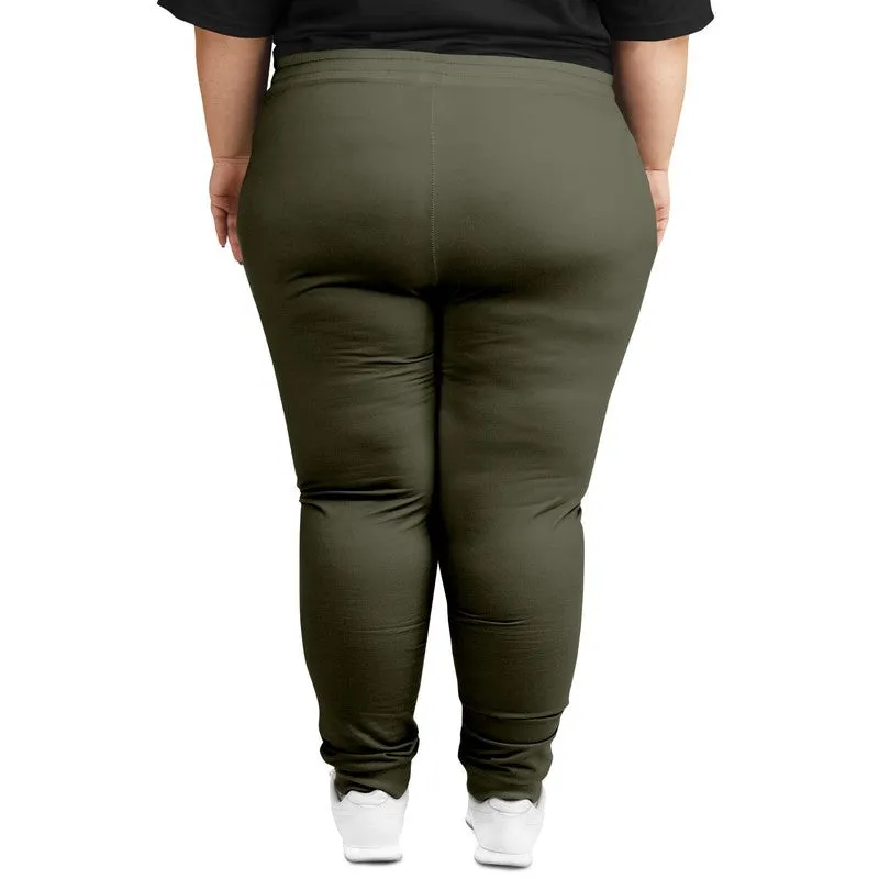 Dark Yellow Joggers | Unisex | with PLUS sizes | Dark Pale Pastel Yellow | C0M0Y30K80
