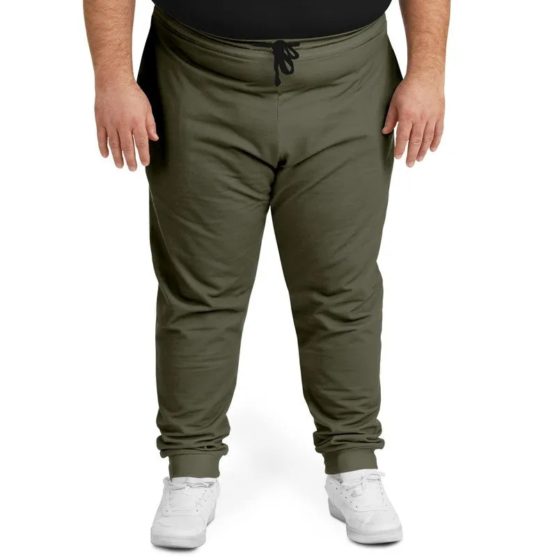 Dark Yellow Joggers | Unisex | with PLUS sizes | Dark Pale Pastel Yellow | C0M0Y30K80