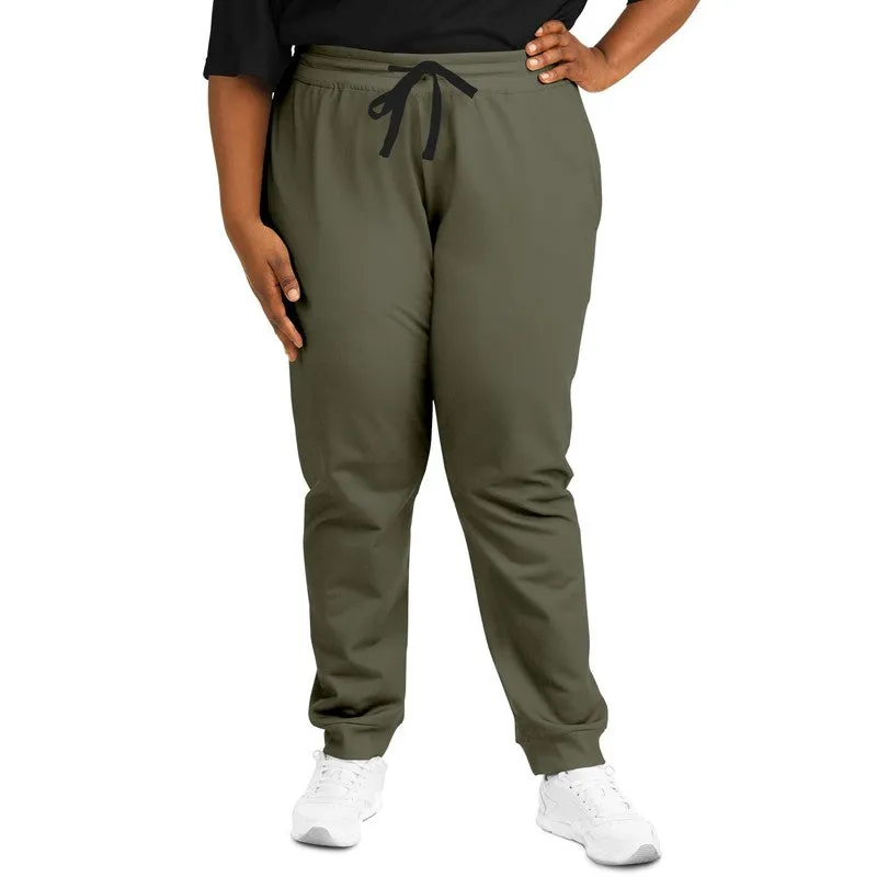 Dark Yellow Joggers | Unisex | with PLUS sizes | Dark Pale Pastel Yellow | C0M0Y30K80