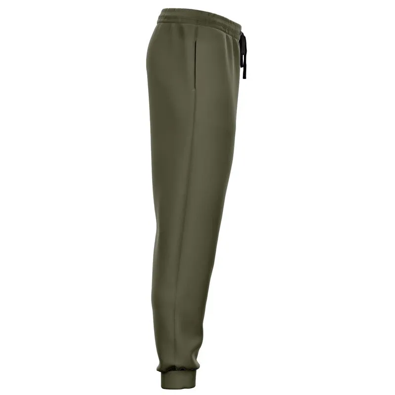 Dark Yellow Joggers | Unisex | with PLUS sizes | Dark Pale Pastel Yellow | C0M0Y30K80