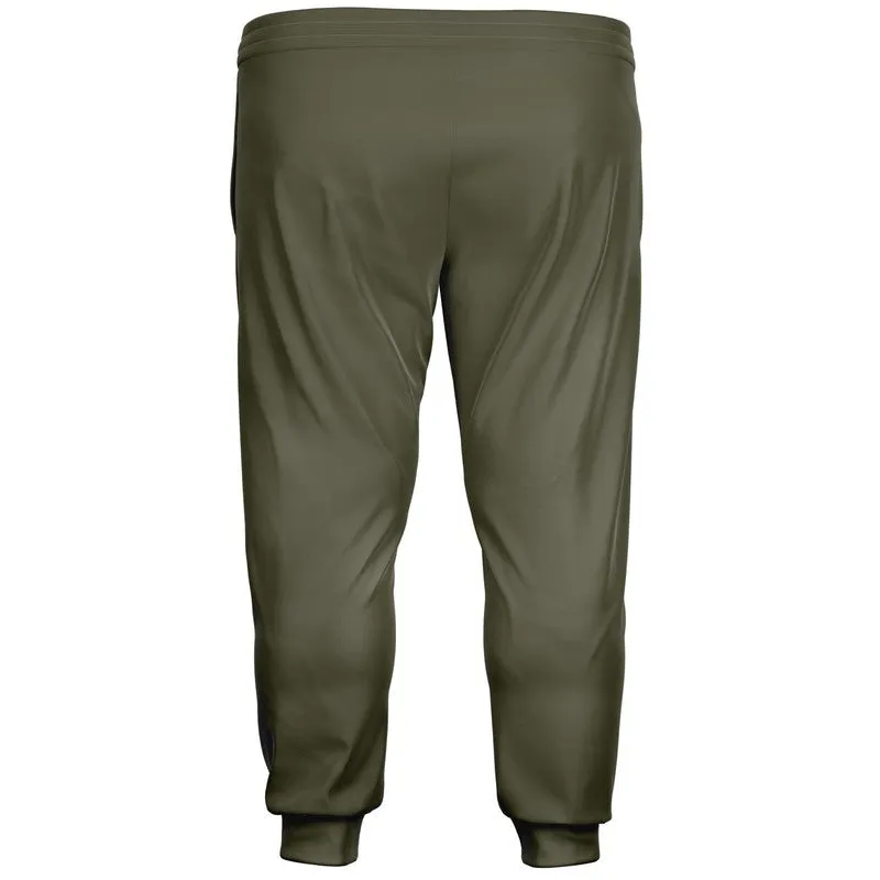 Dark Yellow Joggers | Unisex | with PLUS sizes | Dark Pale Pastel Yellow | C0M0Y30K80