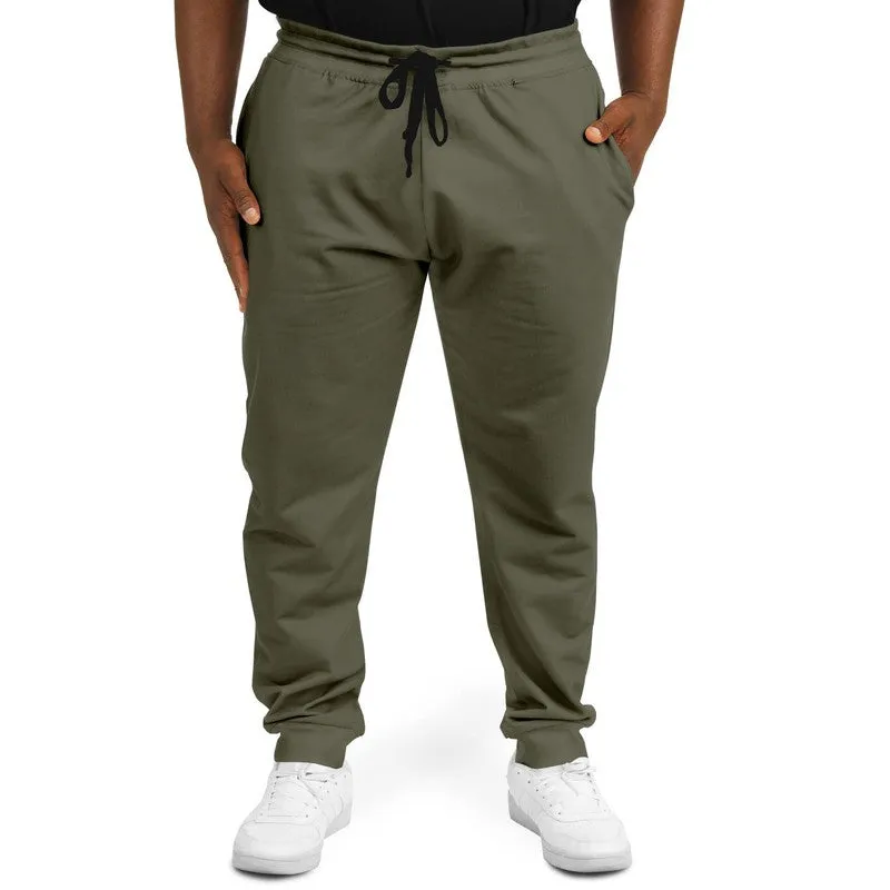 Dark Yellow Joggers | Unisex | with PLUS sizes | Dark Pale Pastel Yellow | C0M0Y30K80