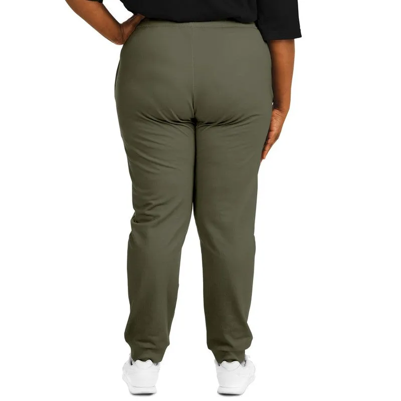 Dark Yellow Joggers | Unisex | with PLUS sizes | Dark Pale Pastel Yellow | C0M0Y30K80