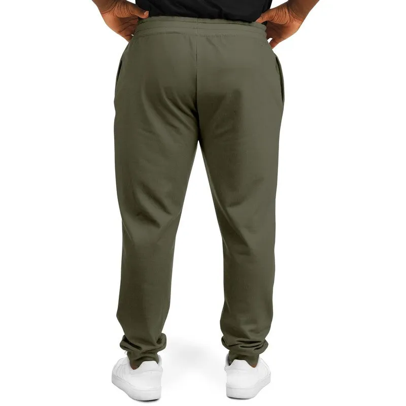 Dark Yellow Joggers | Unisex | with PLUS sizes | Dark Pale Pastel Yellow | C0M0Y30K80