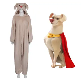 DC League of Super-Pets Krypto Cosplay Costume Jumpsuit Sleepwear Pajams Outfits Halloween Suit