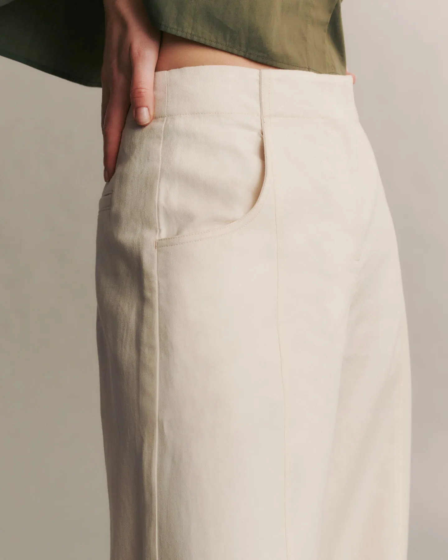 Demie Pant in linen cotton