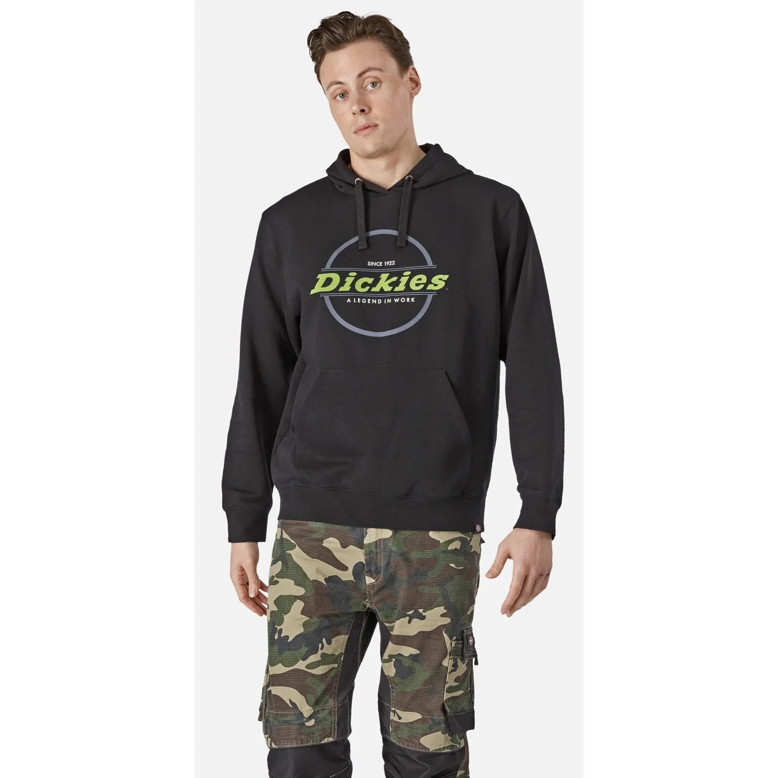 Dickies Mens Towson Graph Hoodie - Black