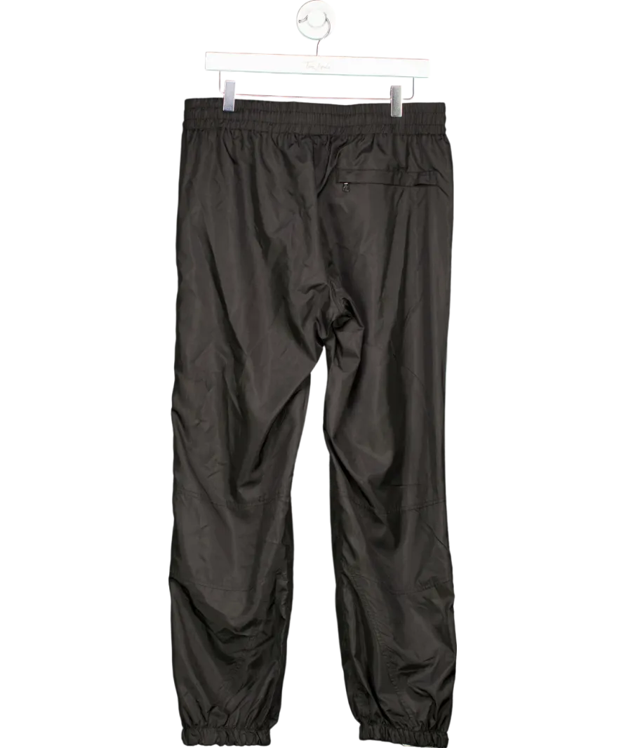 DKNY Black Tech Shell Joggers UK M