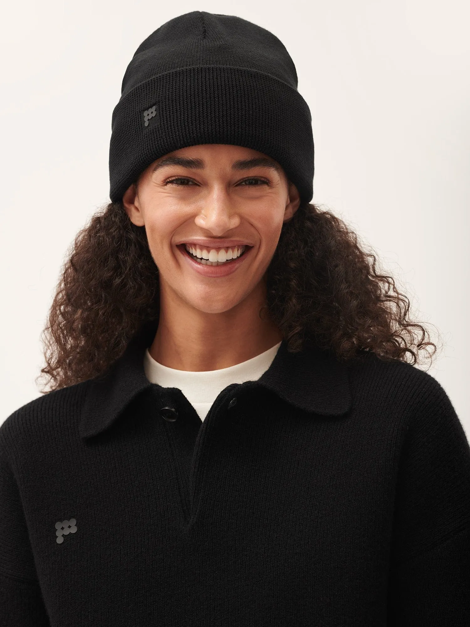 DNA Regenerative Merino Wool Beanie—black