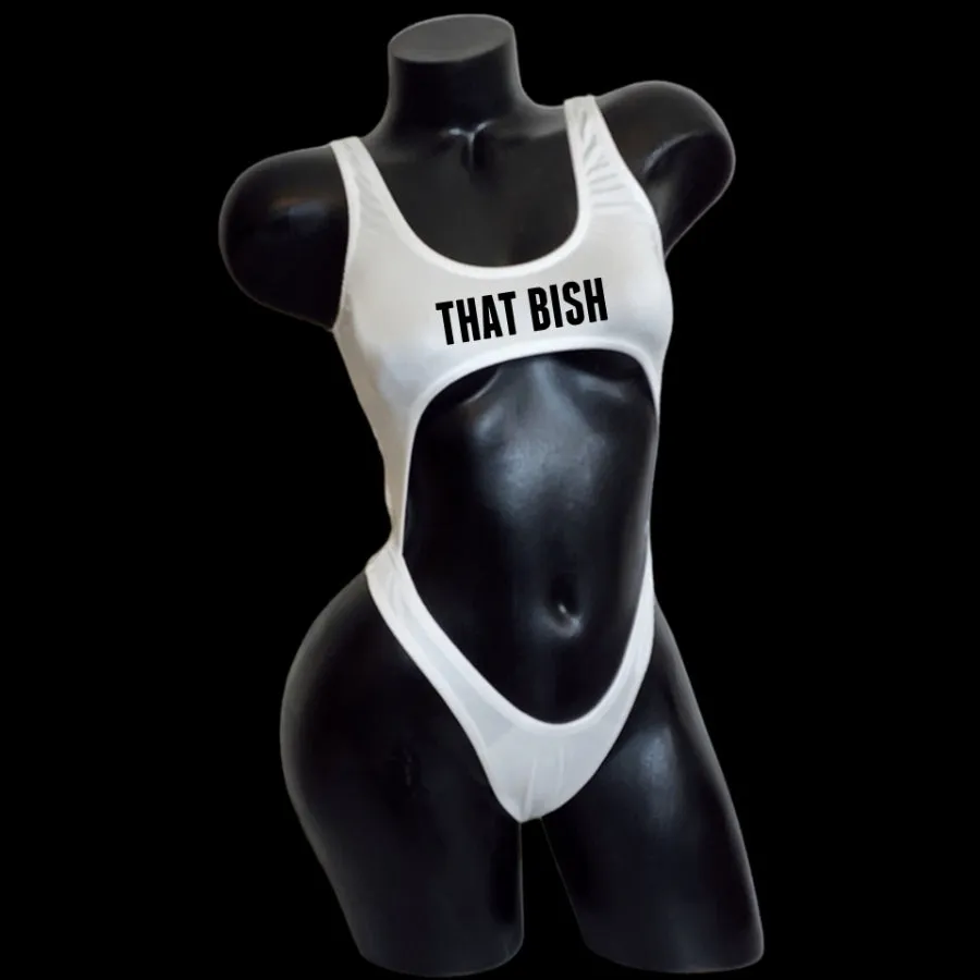 Drive Thur Affair| Thong Bodysuit