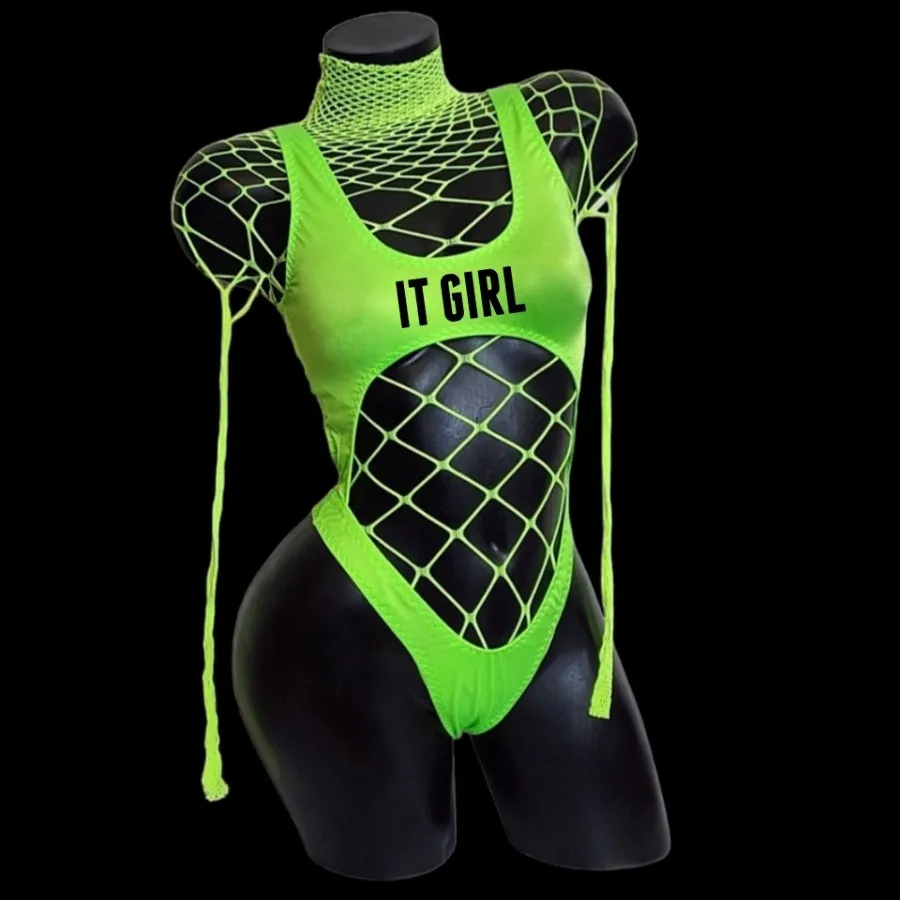 Drive Thur Affair| Thong Bodysuit