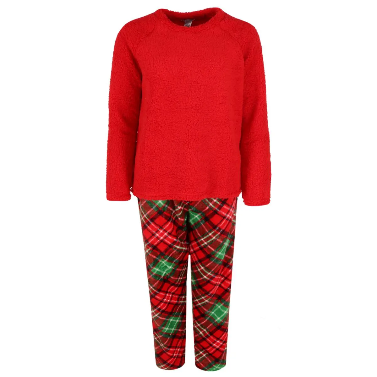 em & alfie Women's Plush and Sherpa PJ Set with Makeup Bag