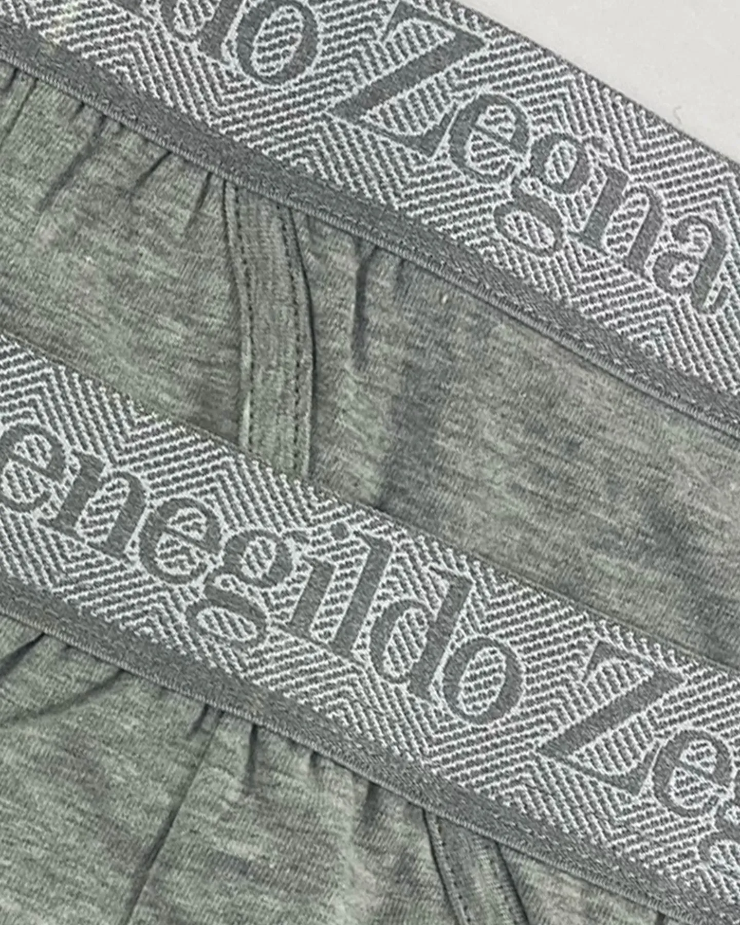 Ermenegildo Zegna Underwear Gray Stretch Cotton Midi Brief 2 Pack S SALE