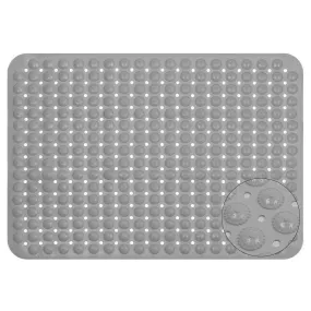 Experia Anti Slip Bath Mat with Suction Cup - 106 X 60 CM (Grey Color With Accu Pebble)