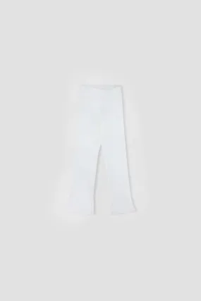 Flare Pant For Girl - White