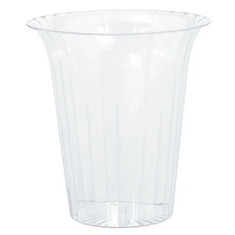 Flared Cylinder Plastic Clear - Medium