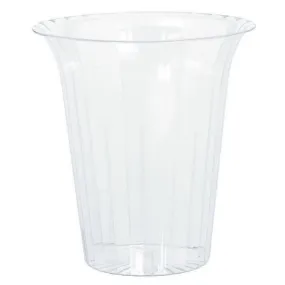 Flared Cylinder Plastic Clear - Medium