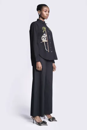 Flared Pants of (Monkey on a Tree High Low Shirt)