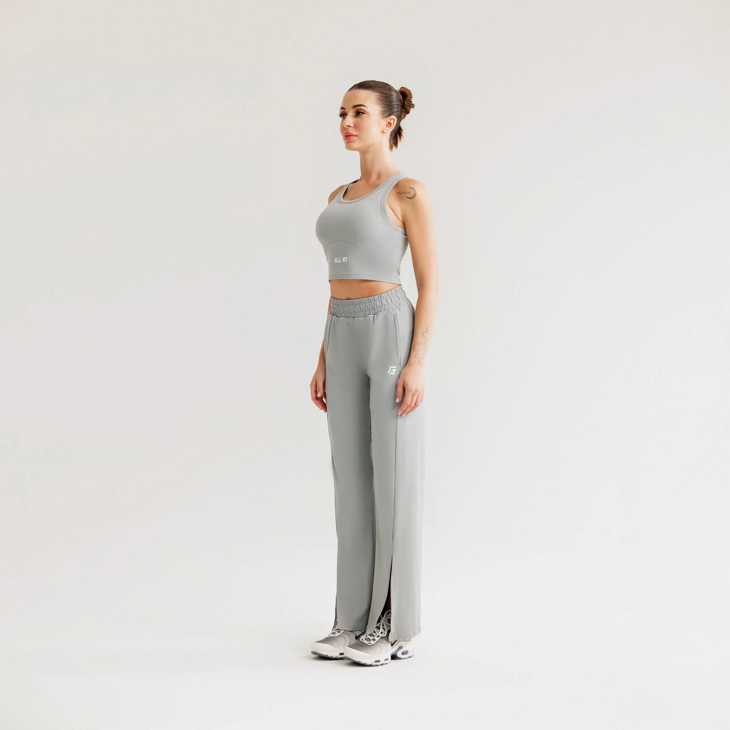 Flex Aura Flared Pants (Grey)